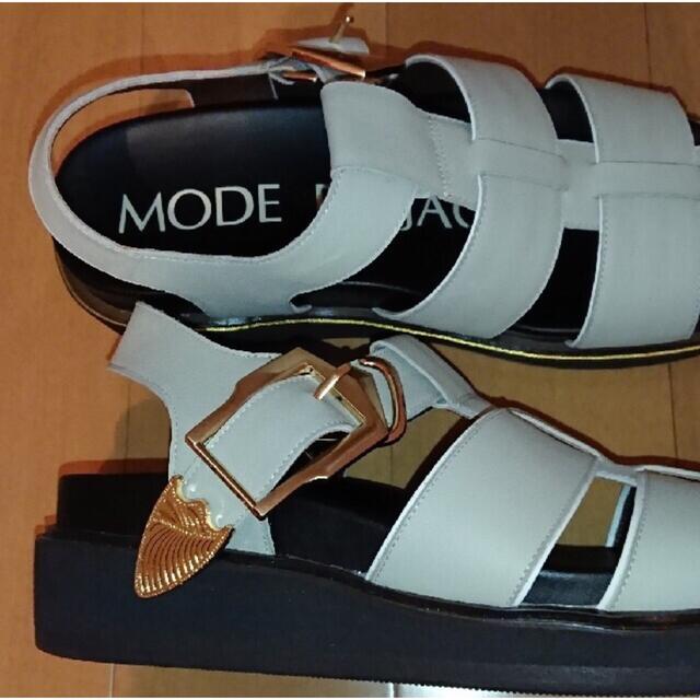 【美品】MODE ET JACOMO サンダル24cm  最終値下❗️ レディースの靴/シューズ(サンダル)の商品写真