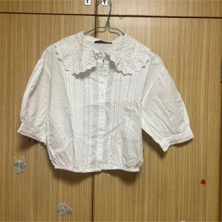 ダブルクローゼット(w closet)のレース　ブラウス(シャツ/ブラウス(半袖/袖なし))