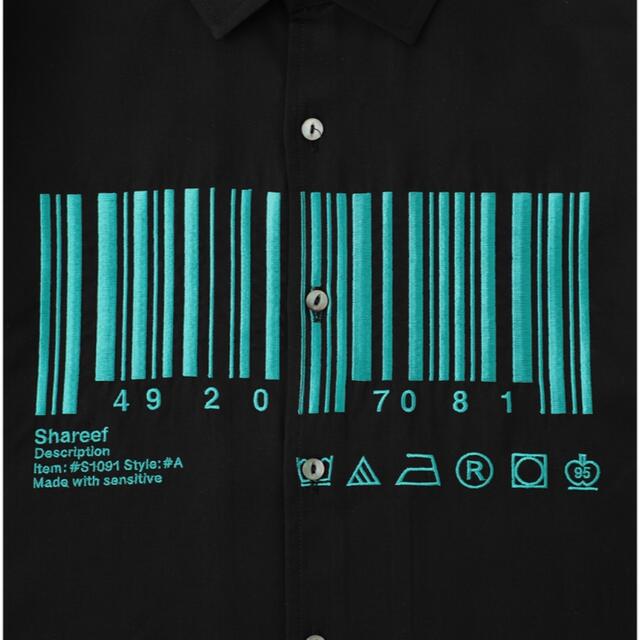 SHAREEF(シャリーフ)の新品 SHAREEF EX BARCODE SHIRT medium 2 メンズのトップス(シャツ)の商品写真