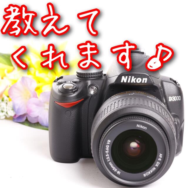 使用頻度僅か⭐️初心者安心のガイドモード搭載⭐️ニコン一眼レフ　D3000