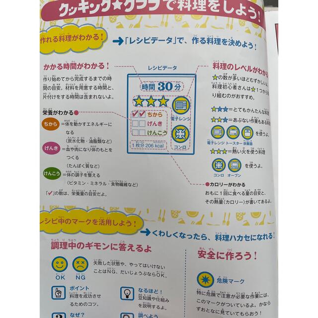 Benesse(ベネッセ)のベネッセ 進研ゼミ 小学講座 クッキング☆クラブ 1〜6号 エンタメ/ホビーの本(料理/グルメ)の商品写真