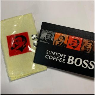 ボス(BOSS)のサントリー　BOSS タオル　マウスパッド(ノベルティグッズ)