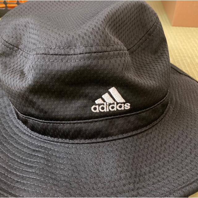 adidas(アディダス)のadidas サファリハット　黒　62センチ メンズの帽子(ハット)の商品写真