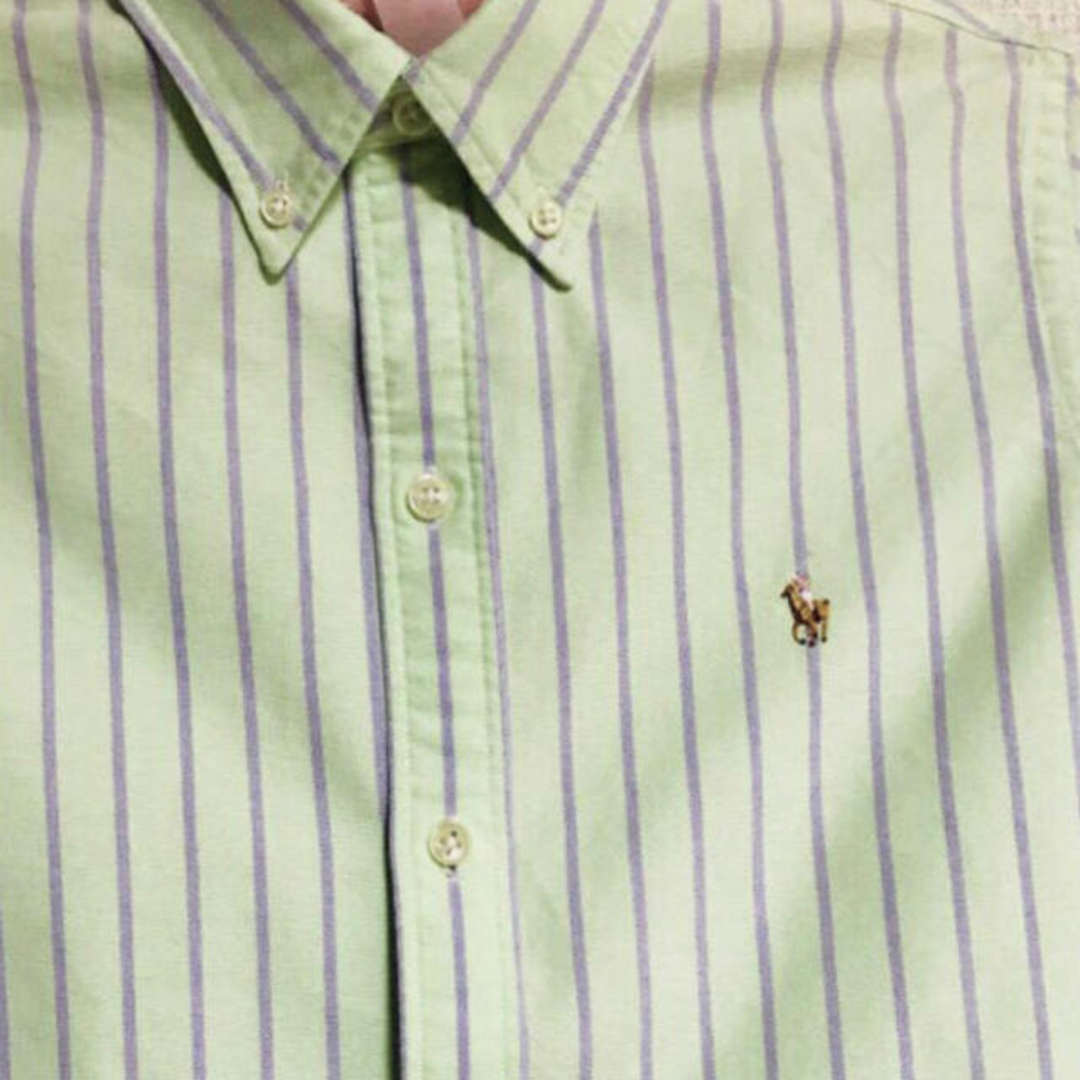 Ralph Lauren(ラルフローレン)のRalph Lauren  ストライプシャツ　サイズ9 レディースのトップス(シャツ/ブラウス(半袖/袖なし))の商品写真