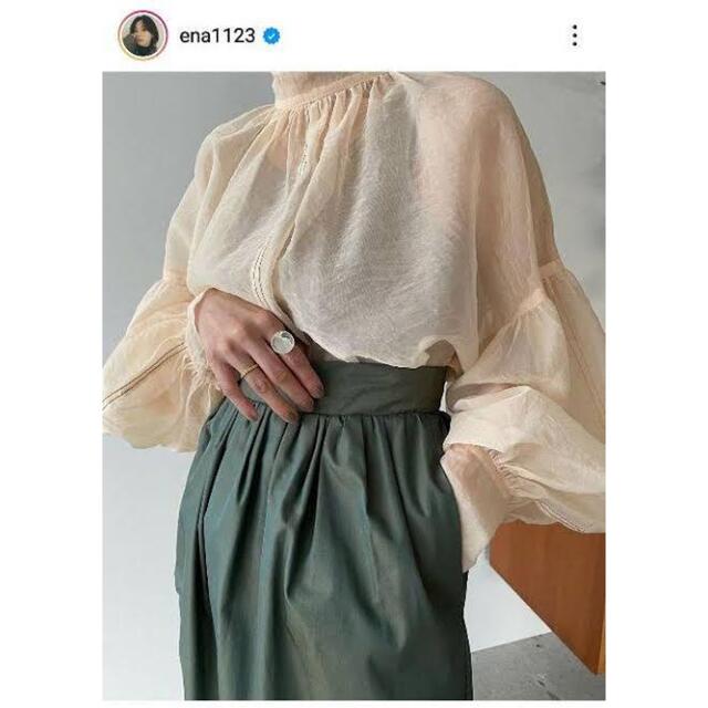 新品☆CLANE シアー パフトップス ブラウス1☆アメリヴィンテージ www