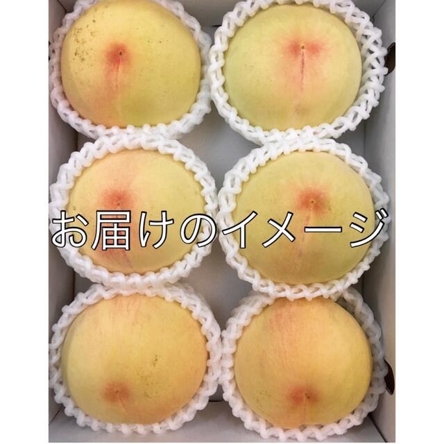 y007⚠️クール便 大玉2L 6玉2kg「清水白桃」桃の女王　あらかわの桃 食品/飲料/酒の食品(フルーツ)の商品写真