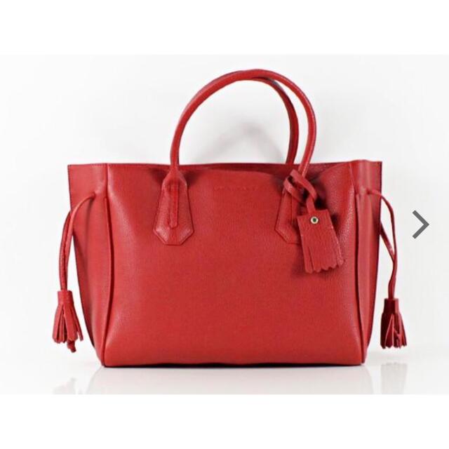 ロンシャン  Longchamp ペネロペ　RED 赤　s 保存袋つき