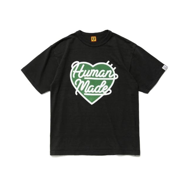 HUMAN MADE HEART T-SHIRT ブラック XLverdy