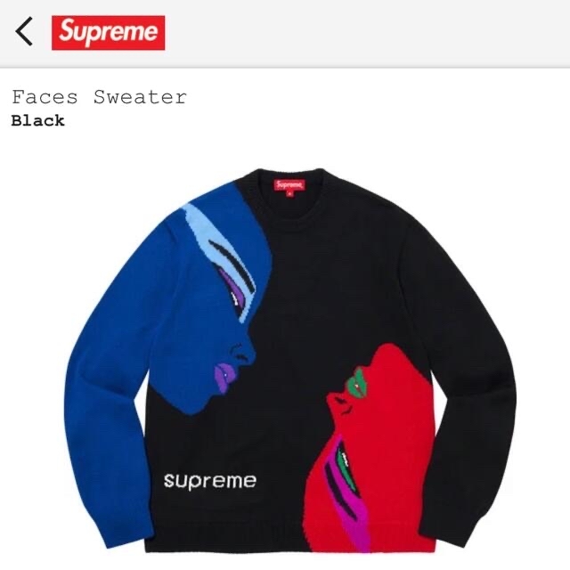 supreme Faces Sweaterメンズ