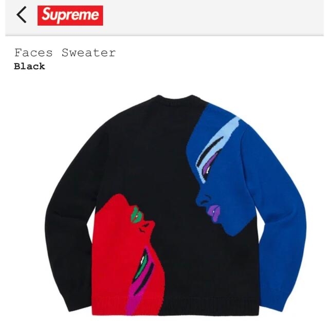 supreme Faces Sweater