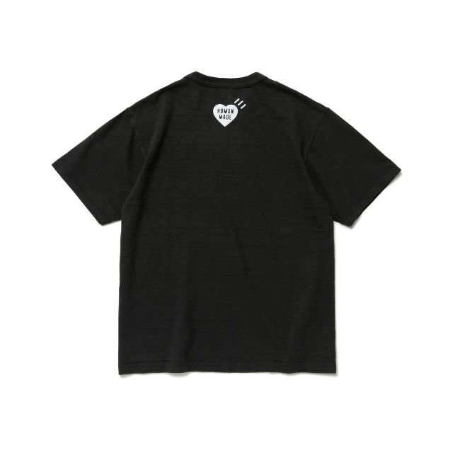 HUMAN MADE(ヒューマンメイド)のHUMAN MADE HEART T-SHIRT ブラック XL メンズのトップス(Tシャツ/カットソー(半袖/袖なし))の商品写真