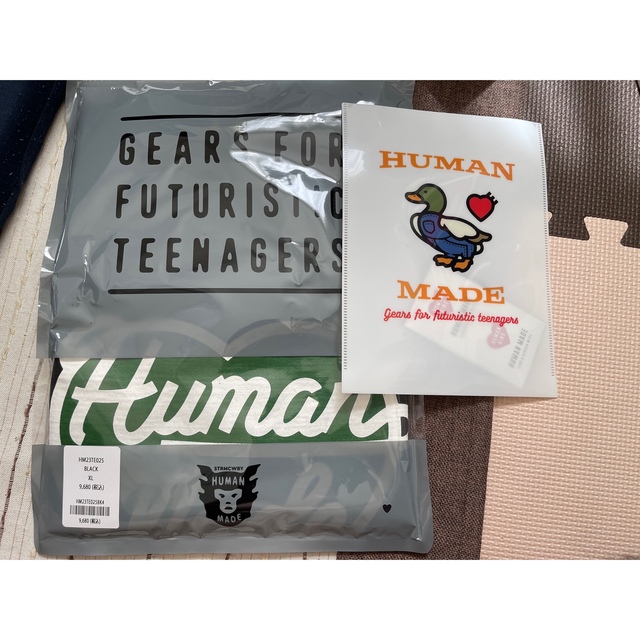 HUMAN MADE(ヒューマンメイド)のHUMAN MADE HEART T-SHIRT ブラック XL メンズのトップス(Tシャツ/カットソー(半袖/袖なし))の商品写真