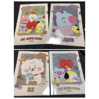 ビーティーイシビル(BT21)のBT21 シークレットクリアファイル　4枚　セット売り(キャラクターグッズ)