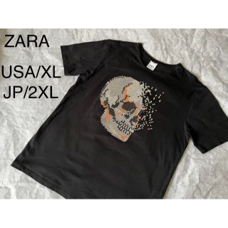 ザラ(ZARA)のZARA ザラ　Tシャツ　スカル　ドクロ　(Tシャツ/カットソー(半袖/袖なし))