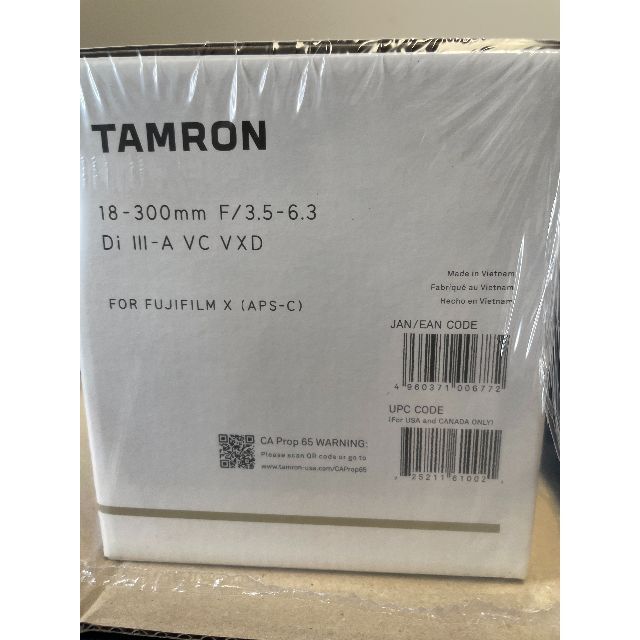 タムロン 18-300mm Model B061 富士フイルムX