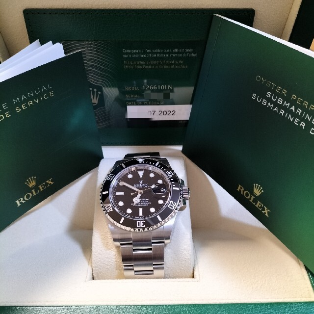 ROLEX(ロレックス)の専用①新品未使用 サブマリーナーデイト　126610LN コマ未調整 メンズの時計(腕時計(アナログ))の商品写真