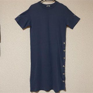 ジーユー(GU)のジーユー Tシャツワンピース(Tシャツ(半袖/袖なし))