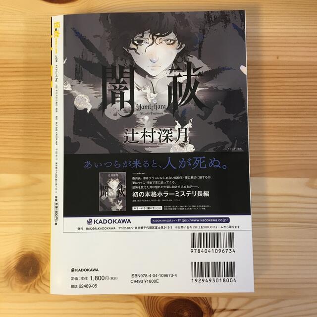 怪と幽 お化け好きに贈るエンターテインメント・マガジン ｖｏｌ．００９ エンタメ/ホビーの本(文学/小説)の商品写真