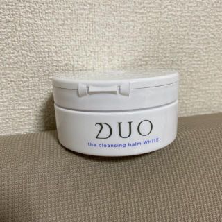 新品DUOザクレンジングバームホワイトa(クレンジング/メイク落とし)