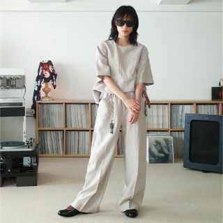 サンシー(SUNSEA)のsunsea linen pants(Tシャツ/カットソー(半袖/袖なし))