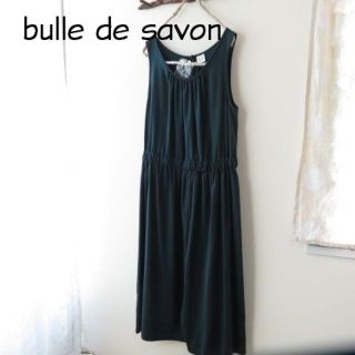 ビュルデサボン(bulle de savon)の新品 bulle de savon ビュルデサボン　ドレス　サロペット　サテン(サロペット/オーバーオール)