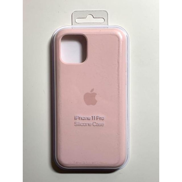 Apple(アップル)の【新品】純正 iPhone 11 Pro シリコンケース・ピンクサンド スマホ/家電/カメラのスマホアクセサリー(iPhoneケース)の商品写真
