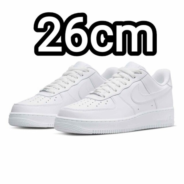 ナイキNIKE AIR FORCE 1 07 CW2288-111 26cm