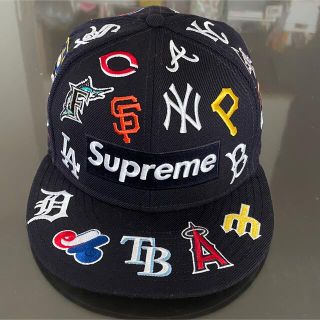 シュプリーム(Supreme)のSupreme MLB New Era Cap 7 5/8 navy(キャップ)