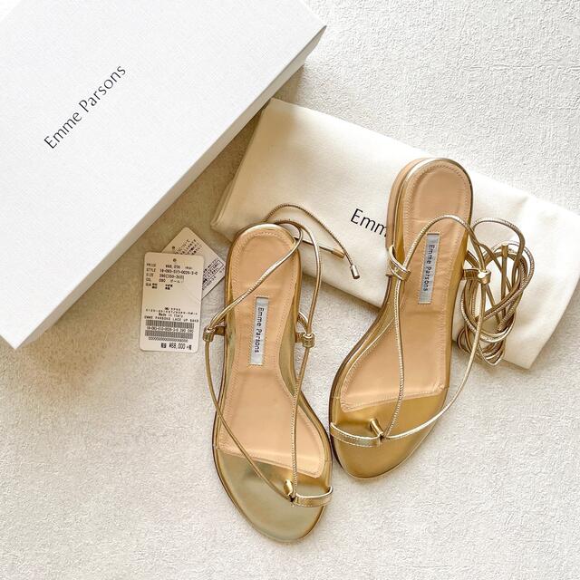 ☆新品☆EMME PARSONS レースアップサンダル ブラウン36 - www