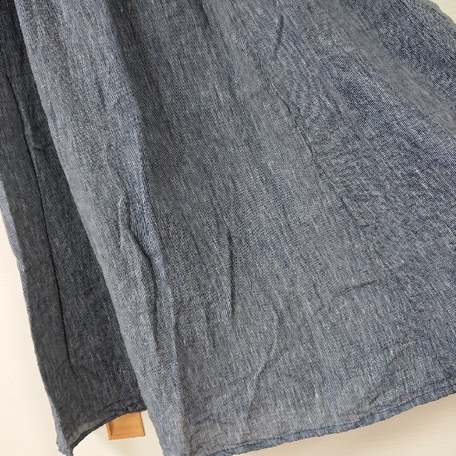 MUJI (無印良品)(ムジルシリョウヒン)の無印良品 ギャザースカート 新品 MUJI むじるし フレンチリネン レディースのスカート(ロングスカート)の商品写真