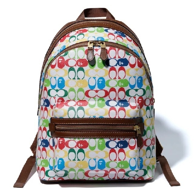 BAPE X COACH Academy Backpack Multi APEモノグラム