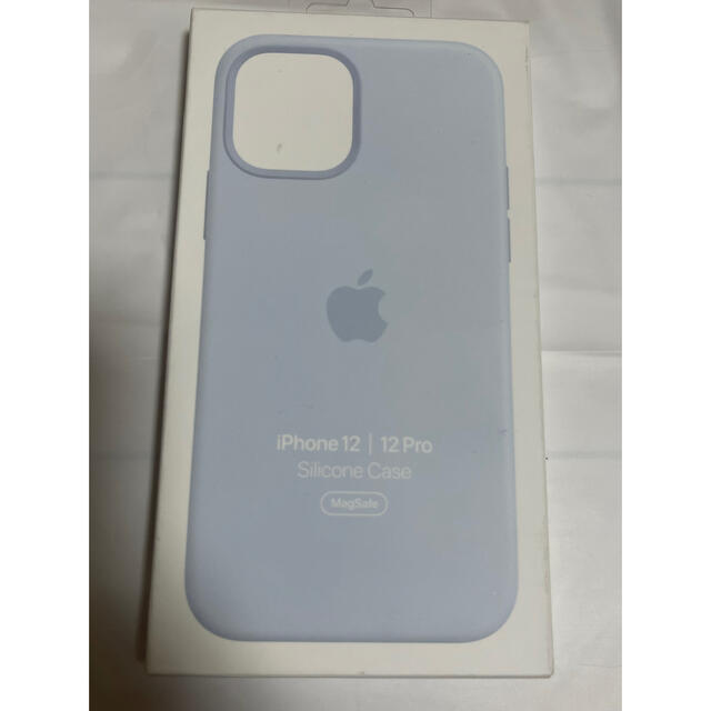 【新品】純正iPhone12/12proシリコーンケース ブルーフォグ