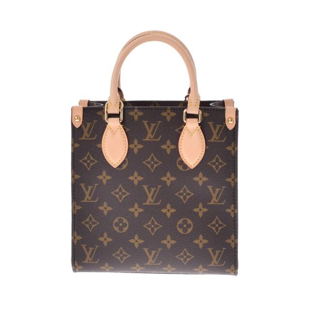 LOUIS VUITTON(ルイヴィトン)のルイヴィトン モノグラム サックプラBB 2WAY トートバッグ ブラウン レディースのバッグ(ハンドバッグ)の商品写真