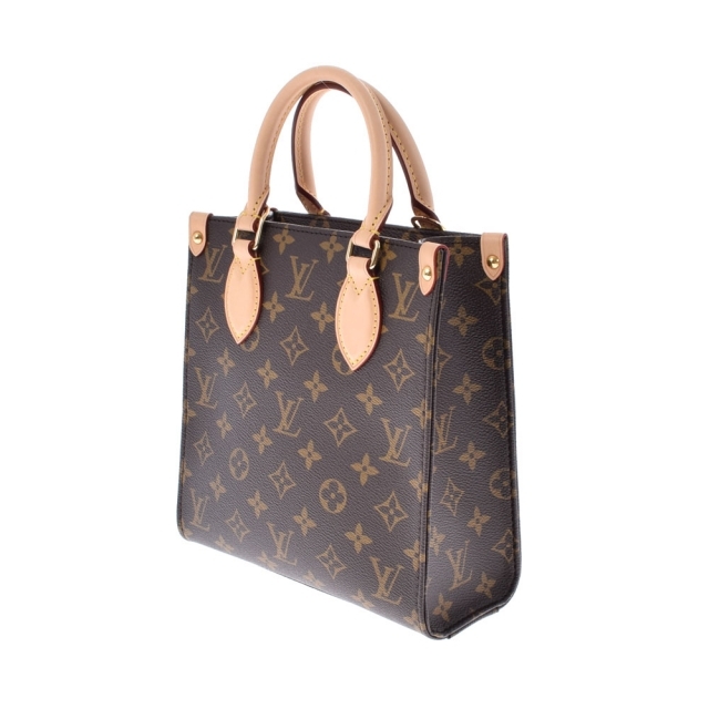 LOUIS VUITTON(ルイヴィトン)のルイヴィトン モノグラム サックプラBB 2WAY トートバッグ ブラウン レディースのバッグ(ハンドバッグ)の商品写真