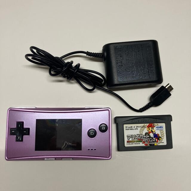 エンタメ/ホビーゲームボーイ　ミクロ　micro  本体　充電ケーブル　マリオカート　アドバンス