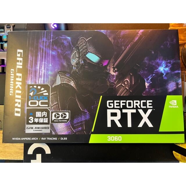 グラフィックボード玄人志向　NVIDIA GEFORCE RTX 3060 グラフィックボード