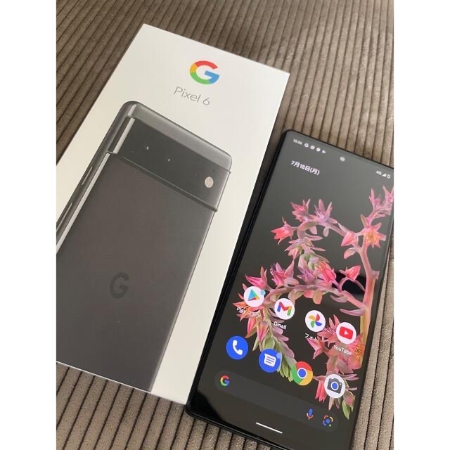 Google Pixel6 128GB StormyBlack 黒 SIMフリーpixel6