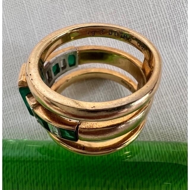 エメラルド　指輪　750  size16