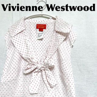 ヴィヴィアンウエストウッド(Vivienne Westwood)のイタリア製★ヴィヴィアンウエストウッド ドット柄チュニック ショートスリーブ(Tシャツ(半袖/袖なし))