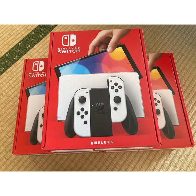 新品未開封 3台　Nintendo Switch 有機ELモデル ホワイト | フリマアプリ ラクマ