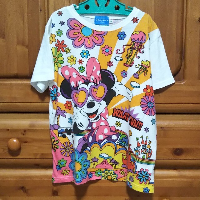 Disney(ディズニー)のディズニーリゾート  ディズニーランドTシャツ 140 キッズ/ベビー/マタニティのキッズ服女の子用(90cm~)(Tシャツ/カットソー)の商品写真