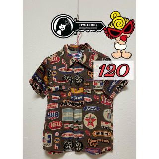 ヒステリックミニ(HYSTERIC MINI)の激レア　HYS ヒステリック　総柄シャツ120cm(Tシャツ/カットソー)