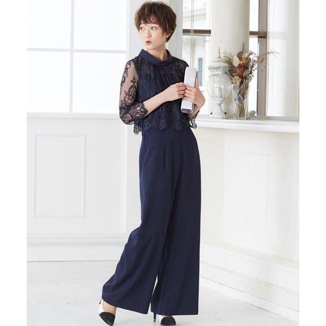 レーストップス ハイネック オールインワン パンツドレス hatto様専用