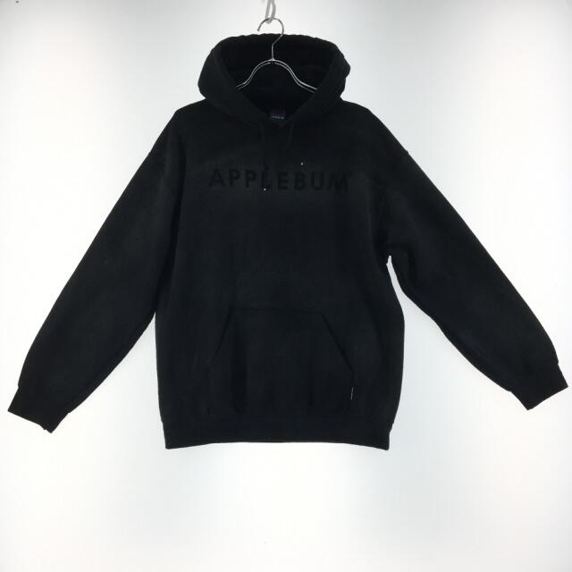 [美品]APPLEBUM アップルバム パーカー ブラック Lサイズ