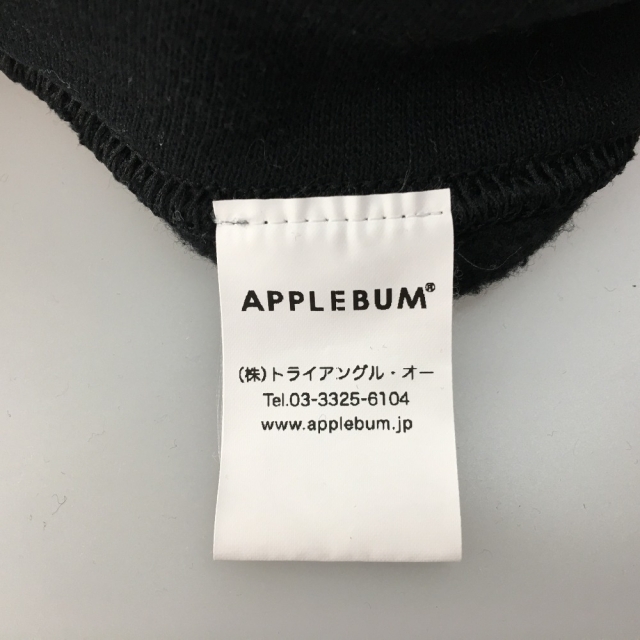 APPLEBUM(アップルバム)の▼▼Applebum アップルバム メンズ パーカー ブリーチ加工 Mサイズ ブラック メンズのトップス(パーカー)の商品写真