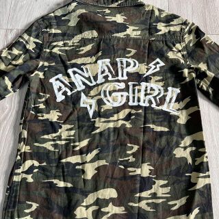 アナップガール(ANAP GiRL)のanap girl  M 迷彩シャツ　ダンス　衣装　にもおススメです(シャツ/ブラウス(長袖/七分))