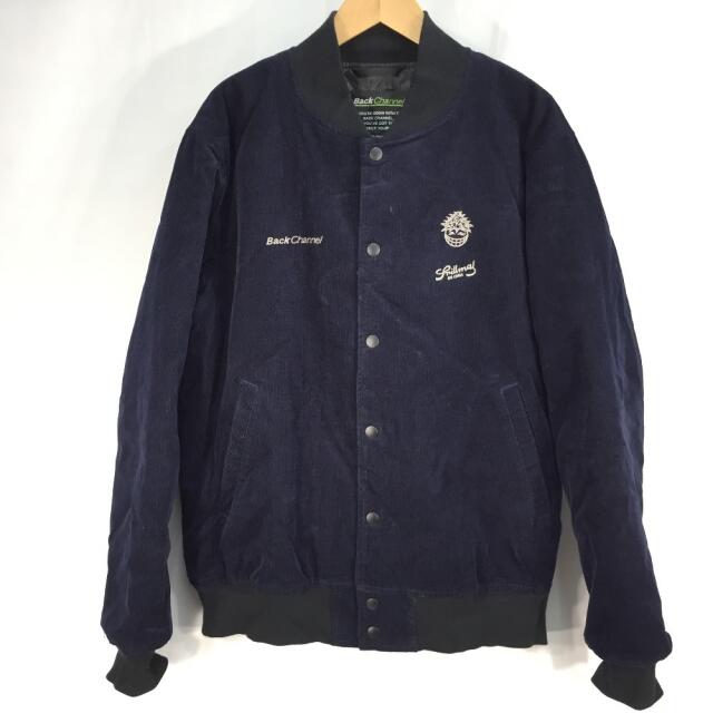 ▼▼BACK CHANNEL バックチャンネル × Prillmal コーデュロイジャケット SIZE L ネイビー