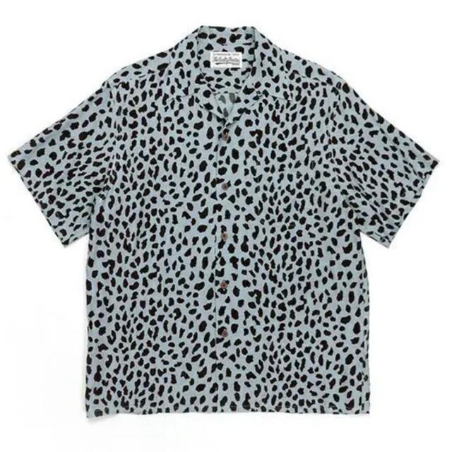 WACKO MARIA LEOPARD OPEN COLLAR SHIRT | www.feber.com