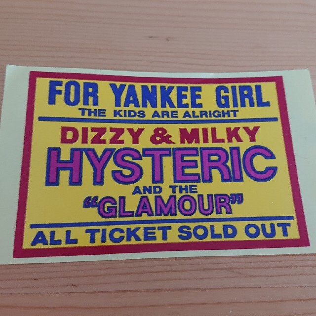 HYSTERIC GLAMOUR(ヒステリックグラマー)のヒステリックグラマー ステッカー 3枚セット レディースのファッション小物(その他)の商品写真