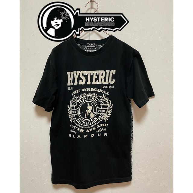 HYSTERIC GLAMOUR(ヒステリックグラマー)の美品　HYS ヒステリックグラマー　半袖Tシャツ　背面総柄 レディースのトップス(Tシャツ(半袖/袖なし))の商品写真